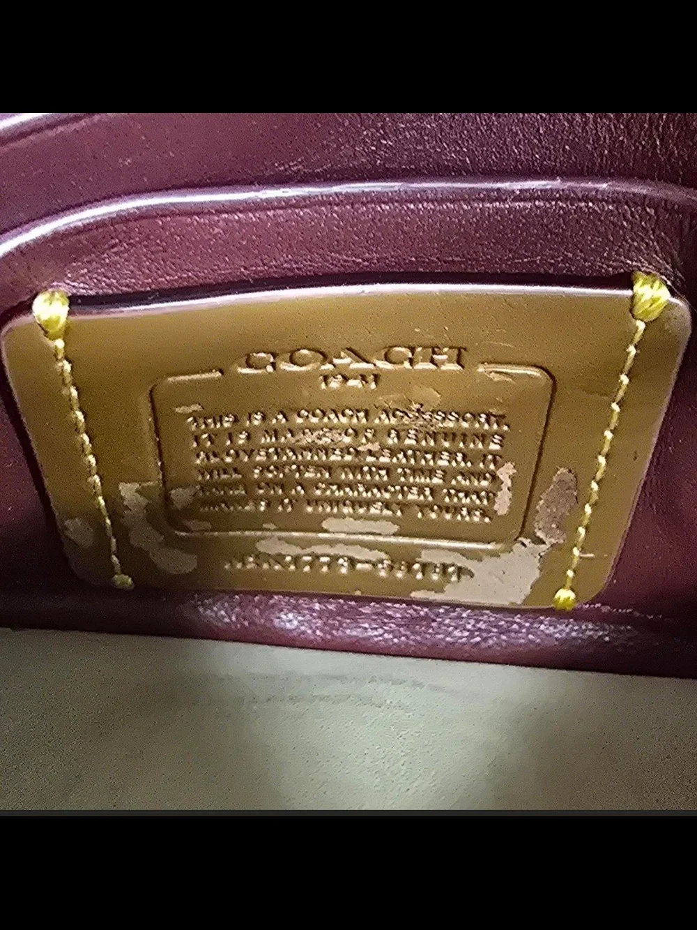 Coach 1941 Tea Rose Beechwood Wristlet